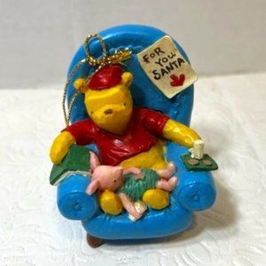 Disney Winnie the Pooh & Piglet Christmas Ornament Christmas Cookies For Santa